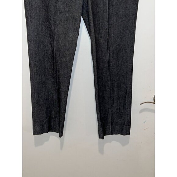 Sandro Black Stretch Flat Front Straight Leg Dress Pants Women's Size 8P - Picture 3 of 9